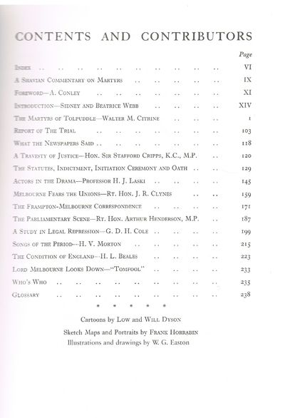 The Book of the Martyrs of Tolpuddle 1834-1934: The Story of the Dorsetshire Labourers Who Were Convicted and Sentenced to Seven Years Transportation for Forming a Trade Union