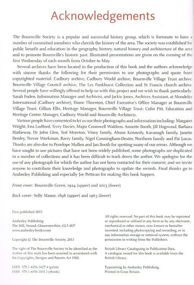 Bournville Through Time