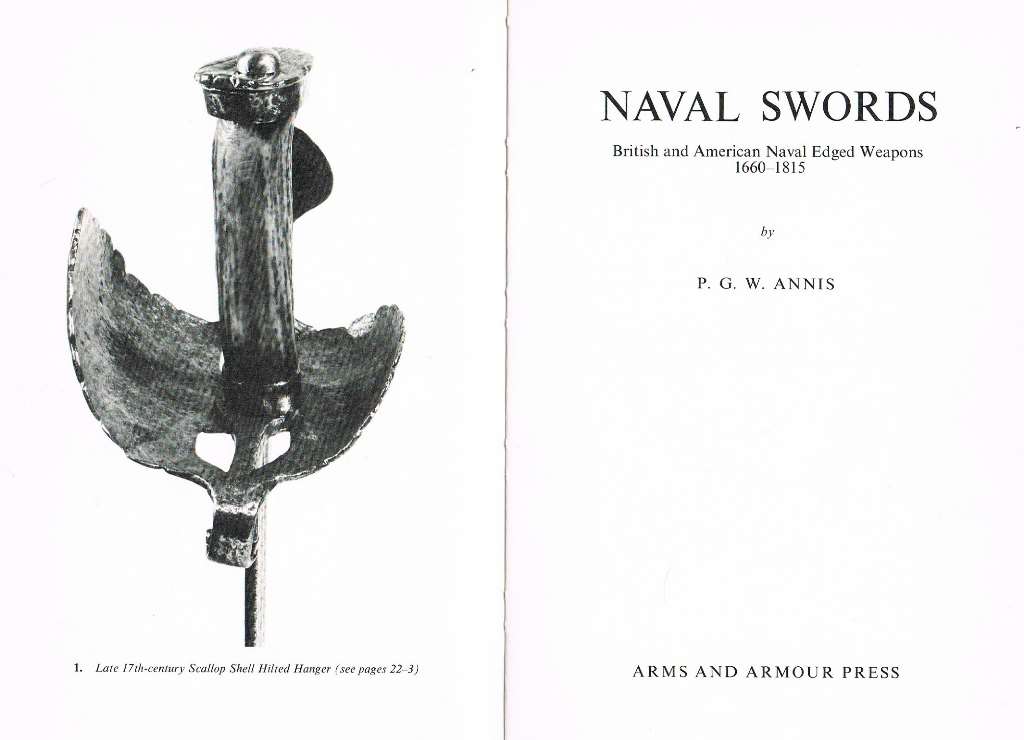 Naval Swords: British and American Naval Edged Weapons, 1660-1815