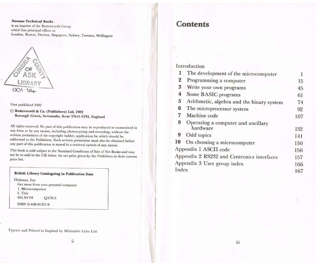 Get More from Your Personal Computer (Newnes microcomputer books)