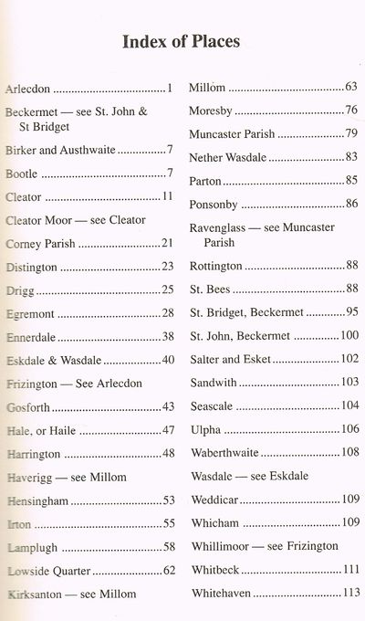 History and Directory of West Cumberland 1901 by T. Bulmer
