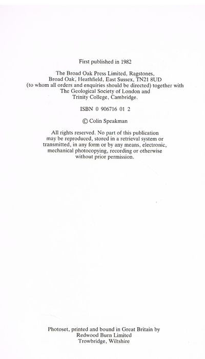 Adam Sedgwick - Geologist and Dalesman, 1785-1873: A Biography in Twelve Themes