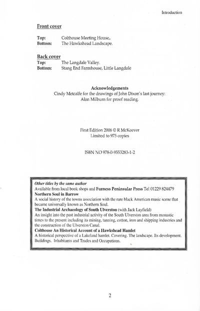 Quakers in Hawkshead and Langdale by Rob Mckeever