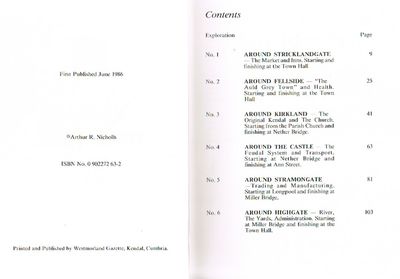 Kendal Town Trail by Arthur Nicholls