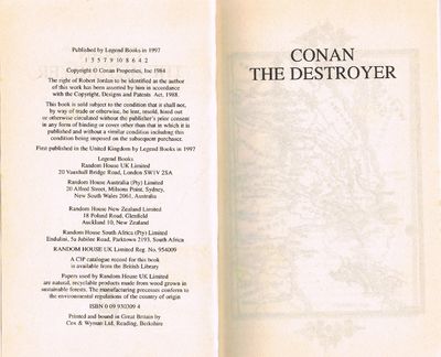 Conan The Destroyer