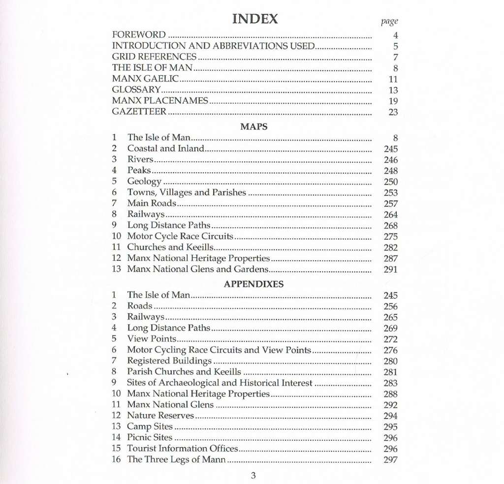 A Gazetteer of the Isle of Man