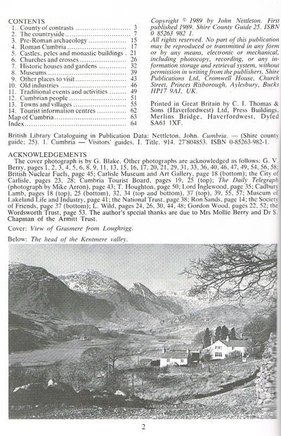 Cumbria (County Guide S.) by John Nettleton