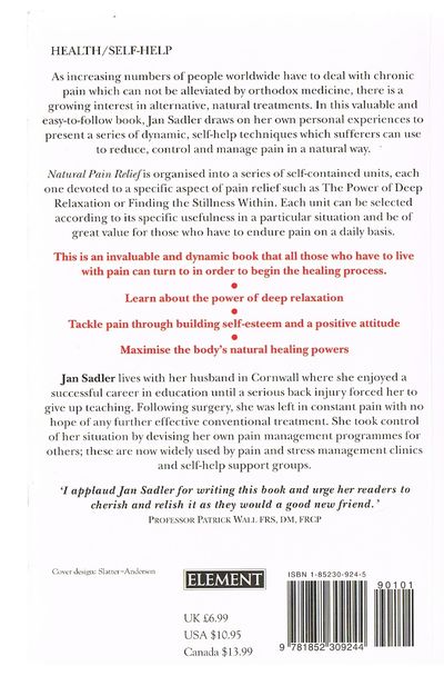 Natural Pain Relief: A Practical Handbook for Self-help