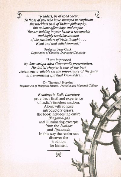 Readings in Vedic Literature