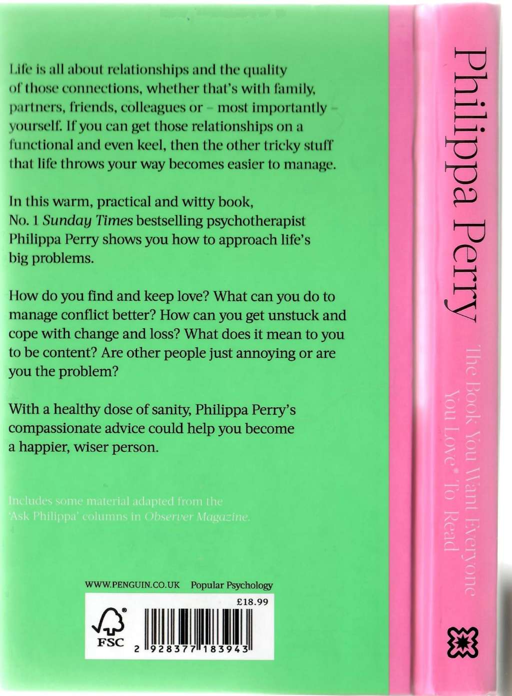 The Book You Want Everyone You Love* To Read *(and maybe a few you don’t): THE SUNDAY TIMES BESTSELLER