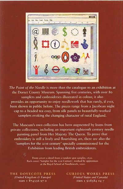The Point of the Needle: Five Centuries of Samplers and Embroideries - An Exhibition of Needlework at the Dorset County Museum
