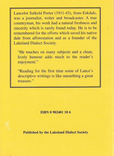 Lakeland Treasury: The works of Lancelot Salkeld Porter by Lancelot Porter (Ted Relph Ed.)