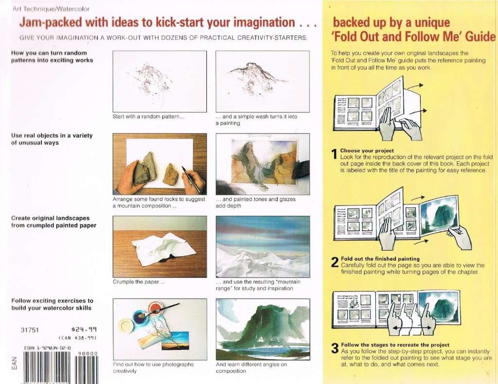 Painting Landscapes from Your Imagination (A Fold Out and Follow Me Project Book)