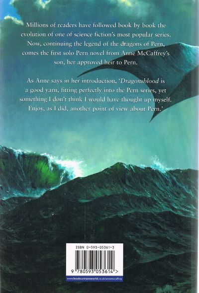 Dragonsblood: A New Novel of Pern