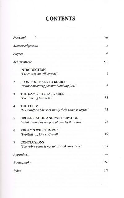Rugby Football in Nineteenth-century Cardiff and South Wales: 'this Rugby Spellbound People'