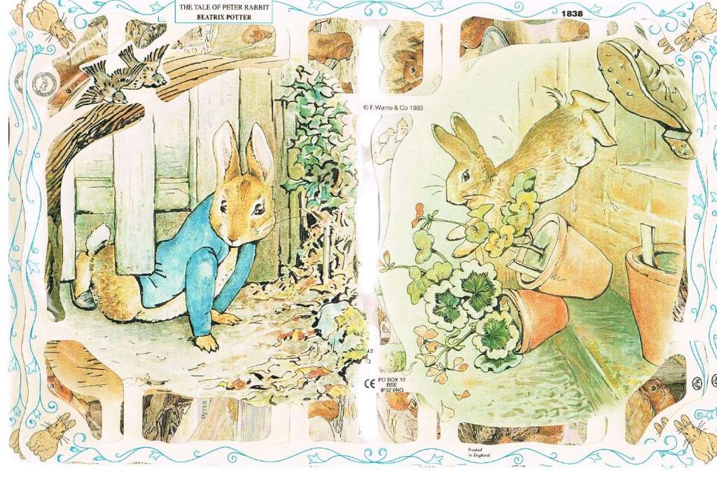 Beatrix Potter Decoupage