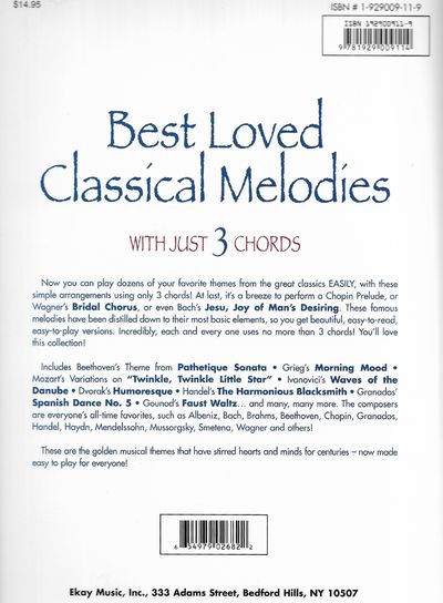 Best Loved Classical Melodies With Just 3 Chords: Ekay Edition