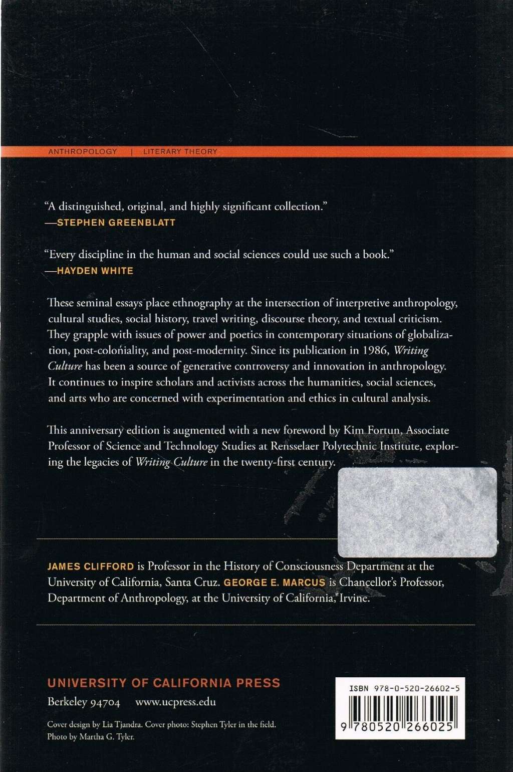 Writing Culture: The Poetics and Politics of Ethnography