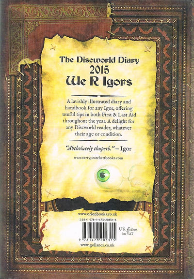 Discworld Diary 2015: We R Igors: First and Last Aid