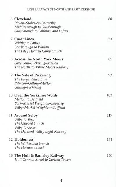 Lost Railways of North & East Yorkshire