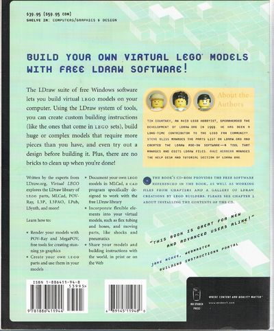 Virtual LEGO – The Official LDraw.org guide to LDraw Tools for Windows