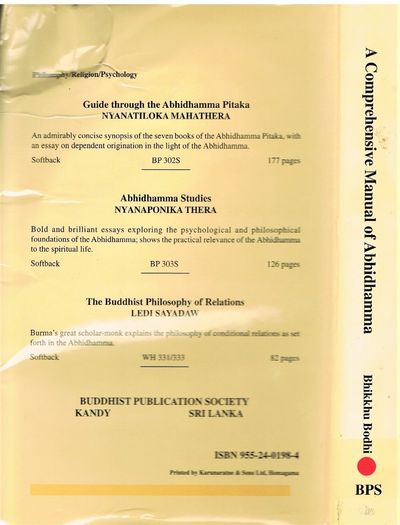 Comprehensive Manual of Abhidh